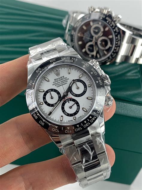 rolex daytona white ceramic bezel|rolex daytona ice blue diamond.